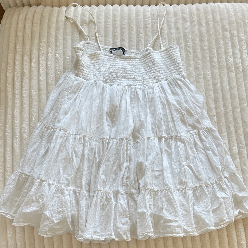 Zara White Mini Dress